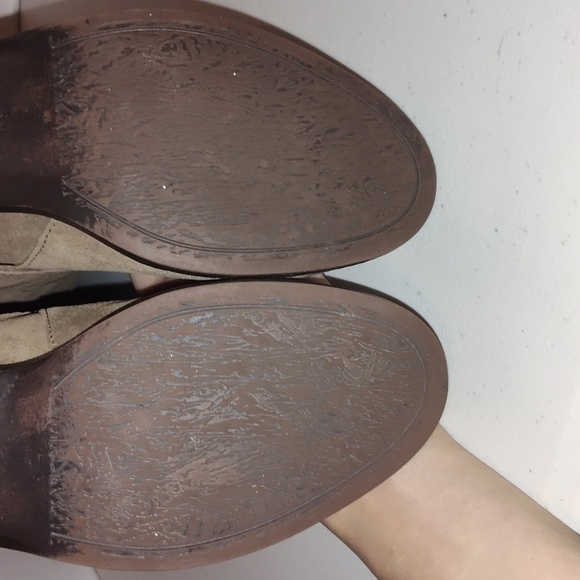 UGG Cydnee Brown Tan Suede Leather Riding Knee High Boots Women’s Size 7.5 - Picture 9 of 16